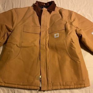 Mens tan Carhartt jacket.  2XL.